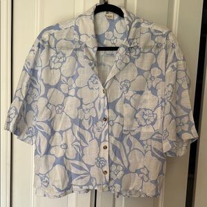 Billabong Floral Button-Up Shirt
